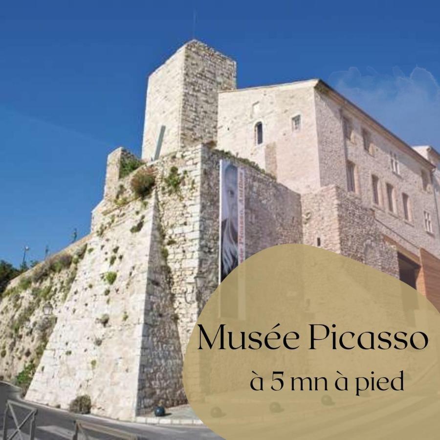 Vieil Antibes, Plage De Sable, Avec Parking Екстер'єр фото