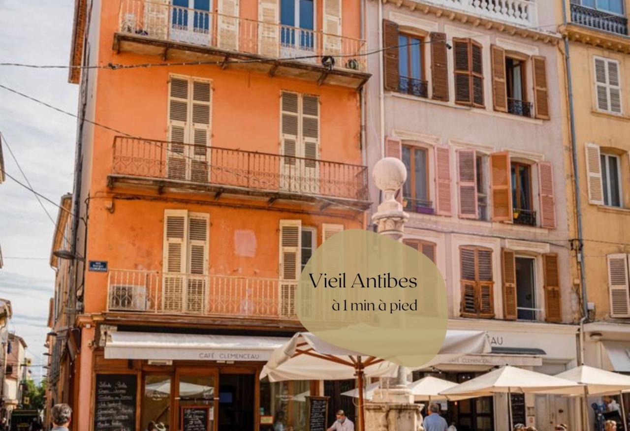 Vieil Antibes, Plage De Sable, Avec Parking Екстер'єр фото